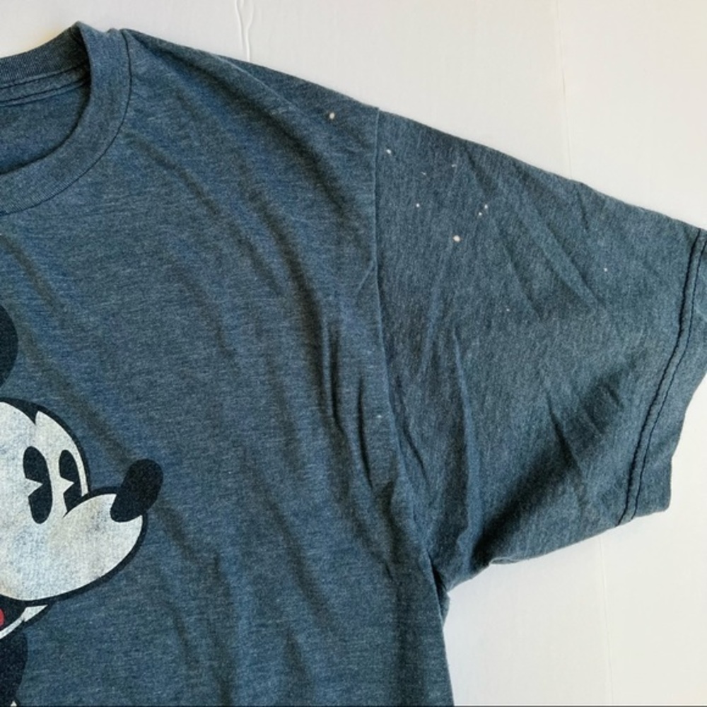 Disney Mickey Mouse blue t shirt short sleeve Size medium - Picture 3 of 9